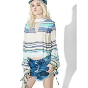 Wildfox Little Black Boots Crop Top NWT SZ XS